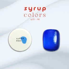 énoi Spring/Summer Syrup Gel Collection - full 20pc set/10pc sets/individual pots (sy021-040)