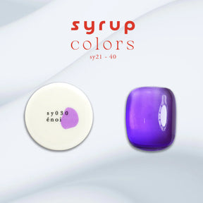 énoi Spring/Summer Syrup Gel Collection - full 20pc set/10pc sets/individual pots (sy021-040)
