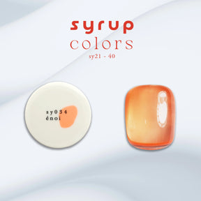 énoi Spring/Summer Syrup Gel Collection - full 20pc set/10pc sets/individual pots (sy021-040)