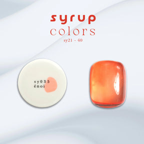 énoi Spring/Summer Syrup Gel Collection - full 20pc set/10pc sets/individual pots (sy021-040)