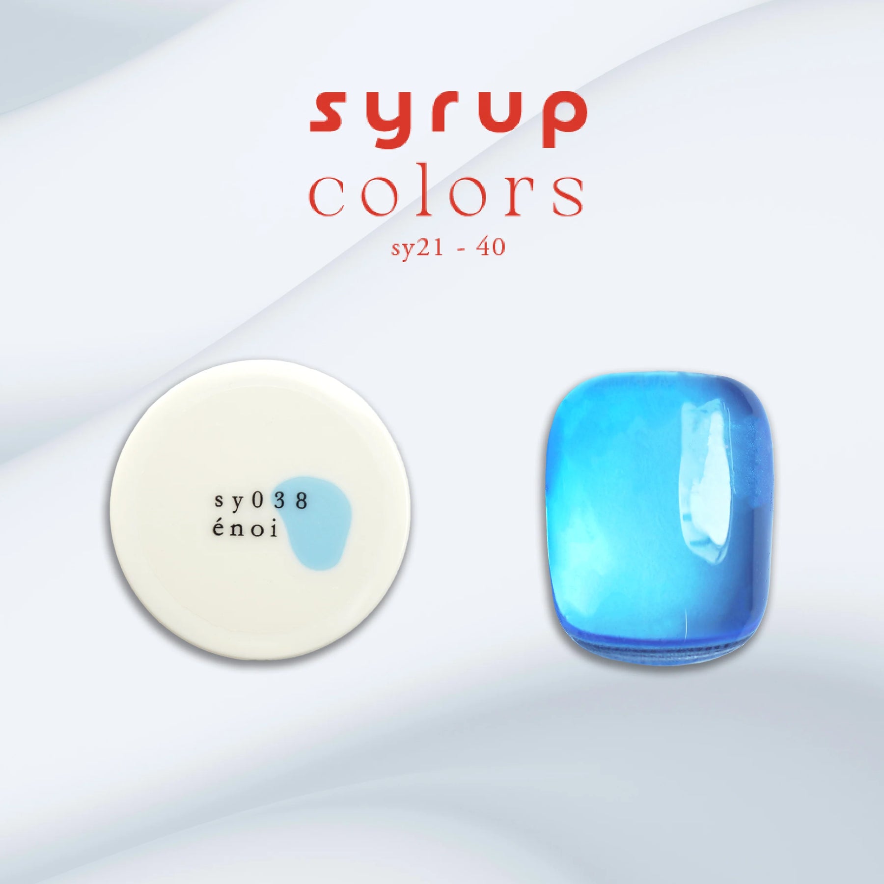 énoi Spring/Summer Syrup Gel Collection - full 20pc set/10pc sets/individual pots (sy021-040)