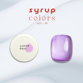 énoi Spring/Summer Syrup Gel Collection - full 20pc set/10pc sets/individual pots (sy021-040)