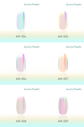 my&bee Aurora Mirror chrome powder - 6 new colours!  AM-004~009