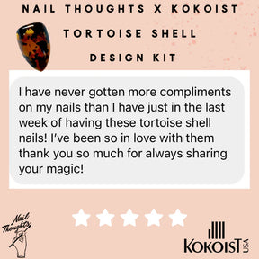 NAIL THOUGHTS Tortoise Shell Design Kit
