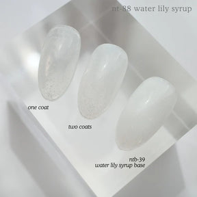 NAIL THOUGHTS NTB-39 WATER LILY SYRUP BASE | Tinted builder base gel