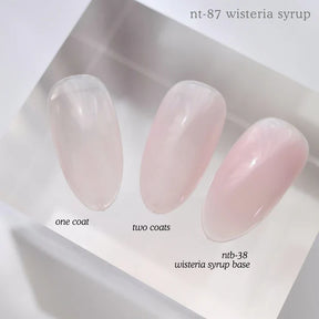 NAIL THOUGHTS NTB-38 WISTERIA SYRUP BASE | Tinted builder base gel