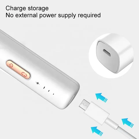 PEONY Portable E-file/Nail Drill Pen (Black/White)