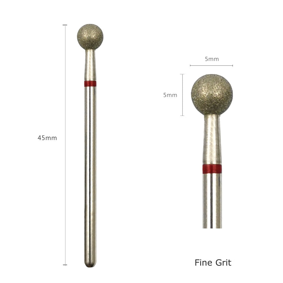 5.00mm Ball drill bit -  Fine/Medium grit