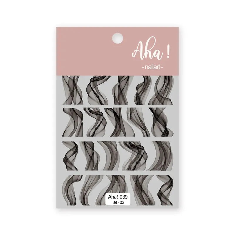 Black swirl stickers