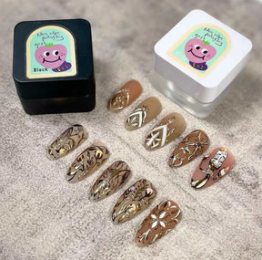 MPA non-wipe liner & painting gel - black/white