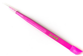 Nail tweezers with silicon tool - black/pink
