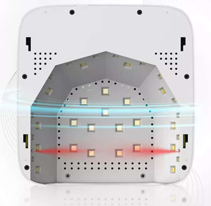 Peony Cordless Nail Lamp (Rechargeable) - 2 colours